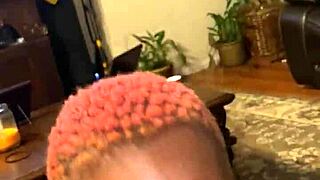 Pretty Ebony Amateur Mz Pretty Expertly Sucks Thick Black Cock in Oral Session