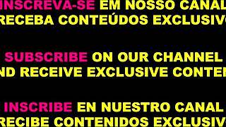 young brunette fucks pussy doggystyle bent over in shack with horny amateur