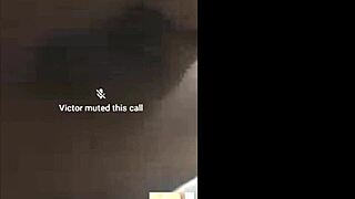 Hotwife Latina Fucks Husband in Intense Videocall Tribute