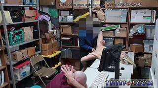 Blonde Police Girl in HD Caught Suspect and Accomplice with Intense Emotion