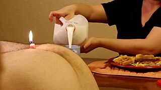 Eager Partner Licks Ass In Close-Up View