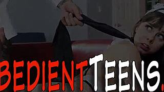 Anally Dominated Teen 18+ Takes It Rough.