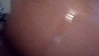 Horny Brownie Gets Oiled Ass During Quarantine