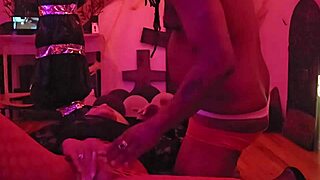 Watch Angelg and Kuzz's Halloween BBC Threesome!