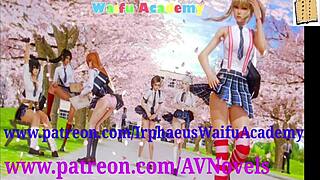 Exciting adventures in Academy 150 hentai anime game