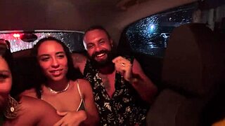 Getting ready in public on Praia Grande, who will give me the ass?