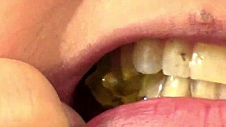Fifi Foxx Eats Gummy Bears Up Close