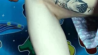 nastya fox sits on twine, fucks himself with unicorn slide, clips clitoris and nipples, misses home sex.