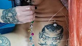 nastya fox sits on twine, fucks himself with unicorn slide, clips clitoris and nipples, misses home sex.