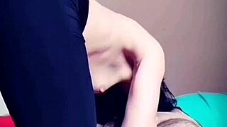 He Blows Sperm on Her Wet Pussy