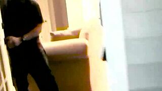 Masked Ebony Cleaning Crew Takes Massive Black Cock in Intense Airbnb Fuck