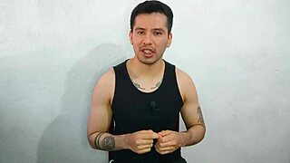 the young twink sucks the uncle's monster cock and swallows