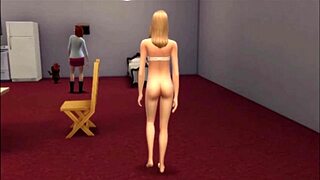 i watch gwen gain power from golden shower on small tits