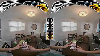 Virtual VR Fuck with Stepmom Carmela Clutch Doing Chores