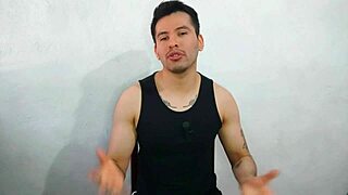 the young twink sucks the uncle's monster cock and swallows