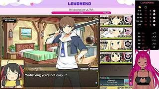 Vtuber Lewdneko, wanna see me play Evenicle part 10 with hot moans?