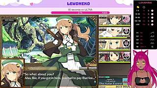 Vtuber Lewdneko, wanna see me play Evenicle part 10 with hot moans?