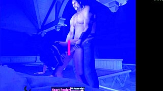 Yo, check this big guy slamming doggy style in cartoon!