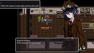 Cute girl finds strange item in man's box