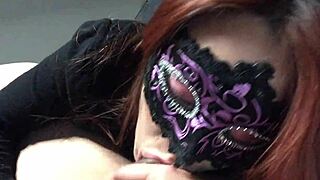 It started as a photo shoot but turned into steamy black lingerie action