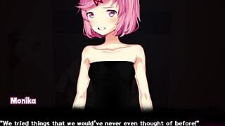 Natsuki's Restroom Trouble Gets Provocative