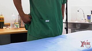 kerly hot, the blonde venezuelan, de-stresses by fucking the huge black masseur