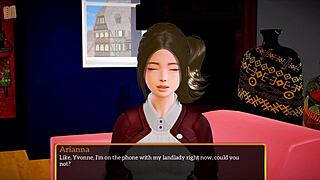 teen brunette with big tits and ass in family game