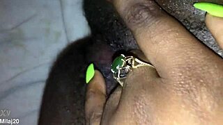 Fingering My Tight Black Creamy Pink Pussy!