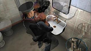 I was approached by an interesting cartoon character in the scene 😊