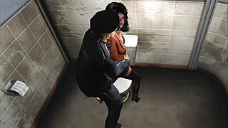 I was approached by an interesting cartoon character in the scene 😊