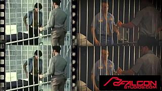 Falconstudios Jocks Pound Hard in Prison Bareback Scene