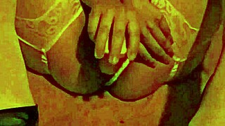 Mexican Wife Squirts While Playing With 22Cm Dildo