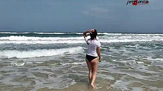 I walked naked on southern beaches after delicious sex with african beauty