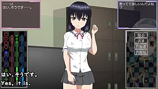 toying girl in trial version with subtitles 😏