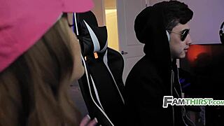 hey, wanna see stepsis gobbling gamer cock in taboo fantasy?