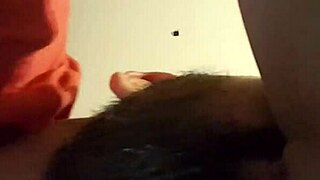 My Latina freak licks and rides monster cock in homemade clip.