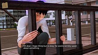 Academy 165 in hentai anime game adventure