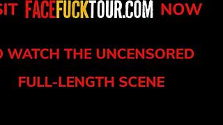 Blonde Vixen Candee Licious Deepthroats Monster Cock