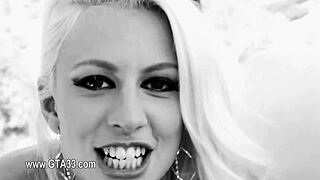 Deep Vibrator Insertion In Acrobat Asshole!