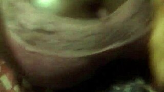 Fake pussy play with black panty version