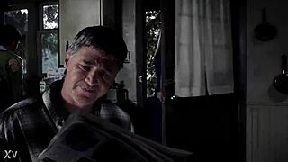 this supernatural sexy bikini blonde swims with natural tits