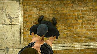 Sucking blowjob reward from gay boss chief engineer myers in office scene