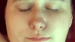 Amateur Craves Her Face Soaked in Hot Cum Load