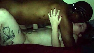 Red Diamond Interracial Quickie with Wife and Husband