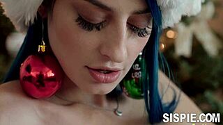 Petite step sis Jewelz Blu celebrates christmas