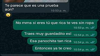 Latina Teen Friend Sends Message To Boyfriend