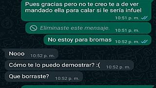 Latina Teen Friend Sends Message To Boyfriend