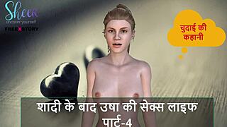 Usha's Sex Life After Marriage Part 4 Hindi