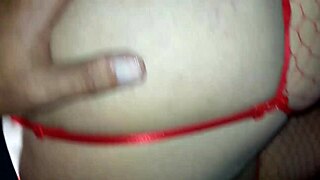 Latina Tied Up and Banged Hard in Fishnet Stockings by Partner.