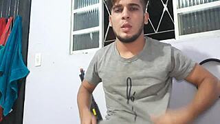 Flakael tries gay porn with a guy